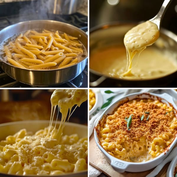 easy classic mac and cheese making