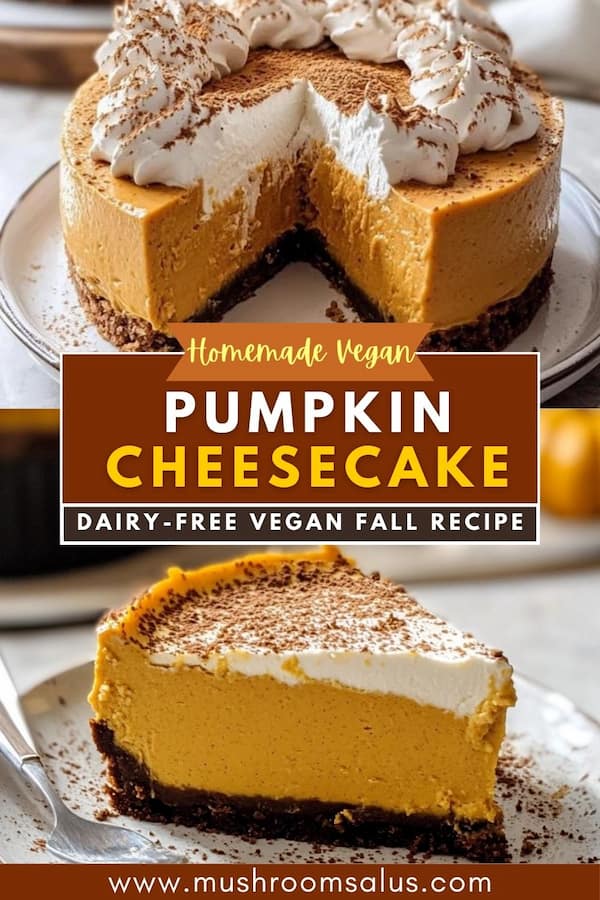 vegan pumpkin cheesecake recipe