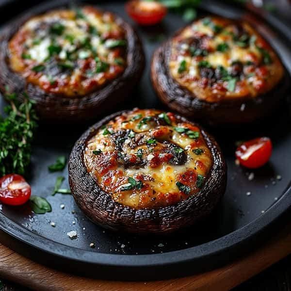 pizza stuffed mushrooms