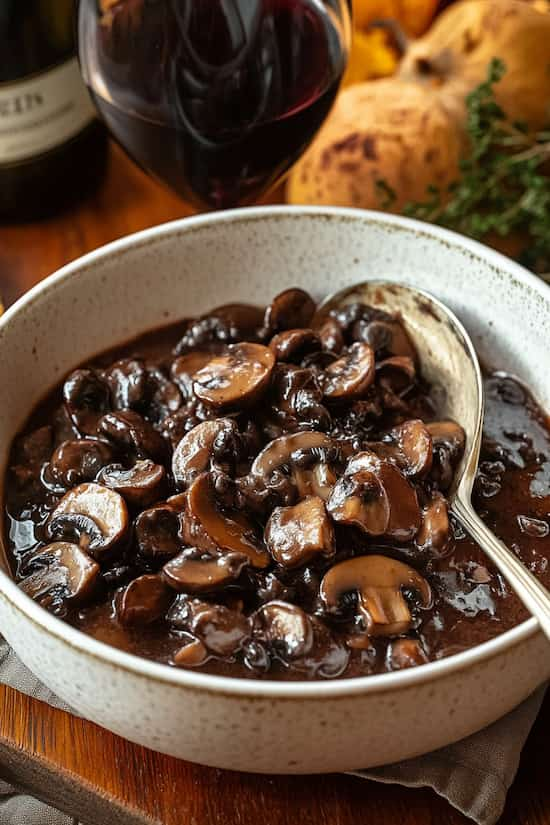 easy mushroom sauce for steaks