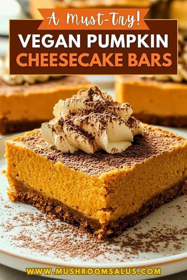 best vegan pumpkin cheesecake bars easy 