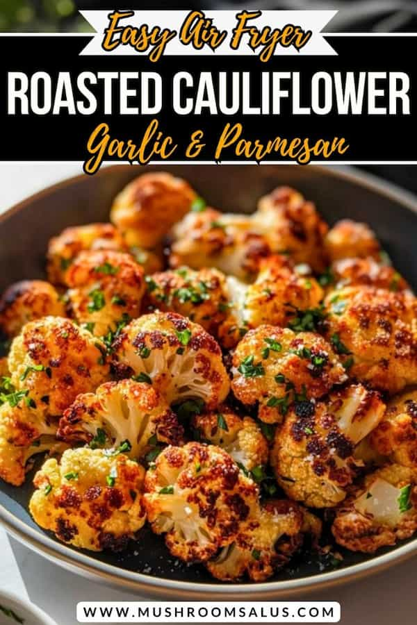 easy Crispy Garlic Parmesan Roasted Cauliflower Recipe 