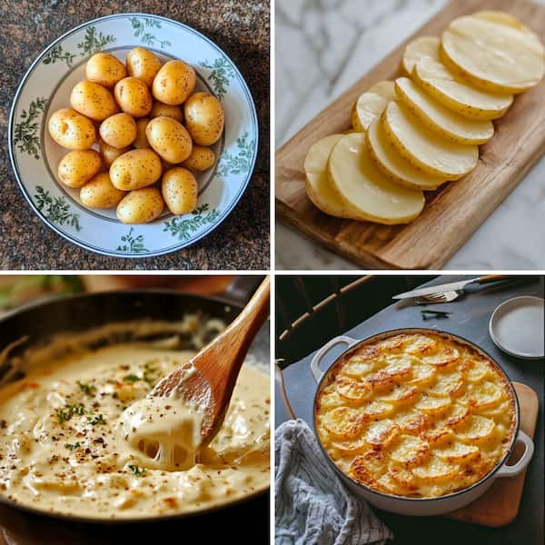 potato gratin step by step