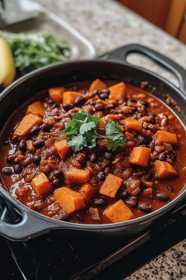 sweet potato vegetarian chili