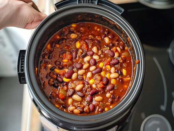 three bean chili