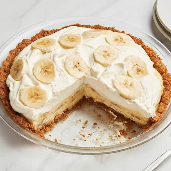 easy vegan banana cream pie