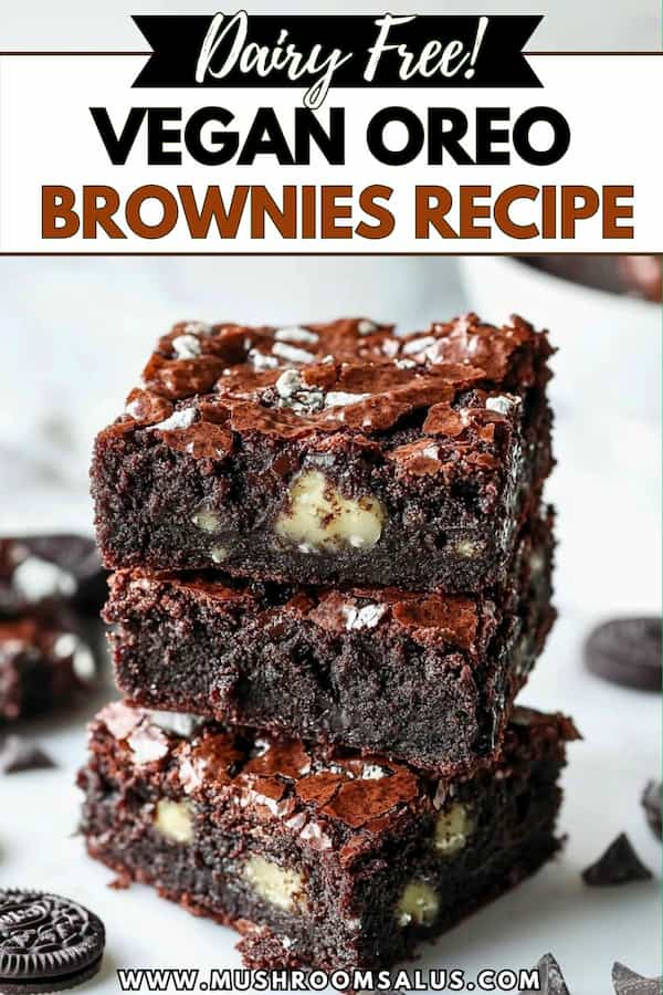 vegan oreo brownies dairy free