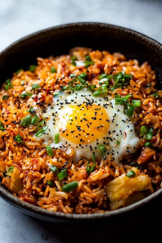 vegetarian kimchi fried rice recipe easy