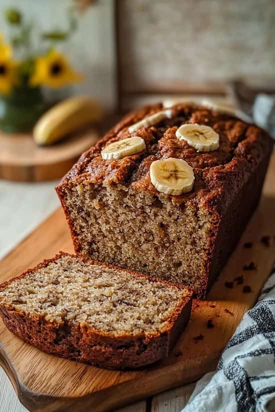 3 ingredient banana bread vegan