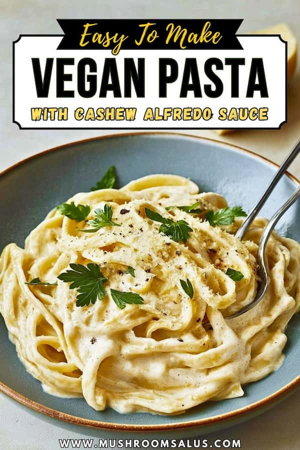 Creamy Vegan Alfredo Sauce Pasta