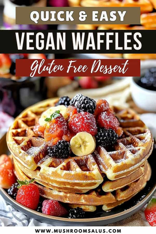 Easy Vegan Waffles_ Crispy, healthy, and Gluten-Free