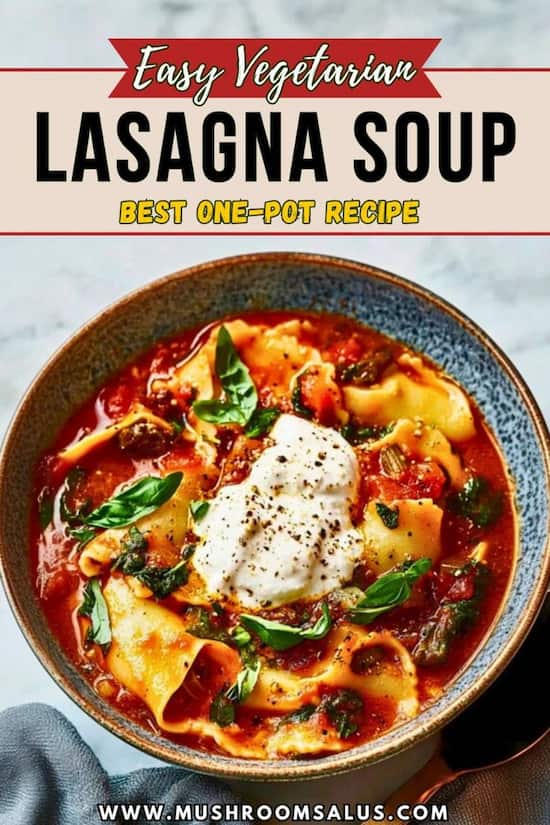 Vegetarian Lasagna Soup