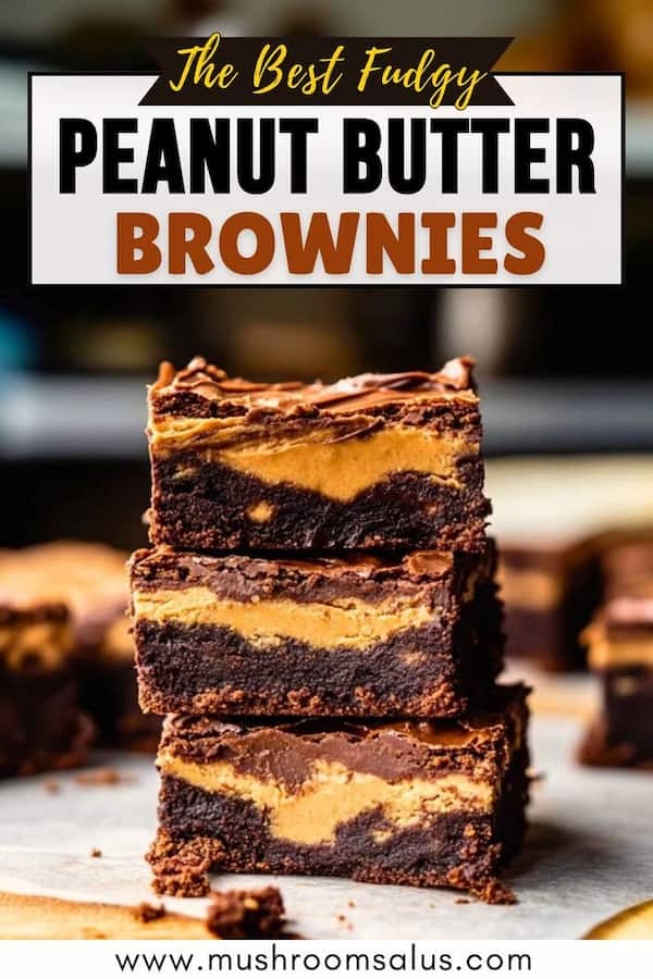 Fudgy Peanut Butter Brownies Recipe