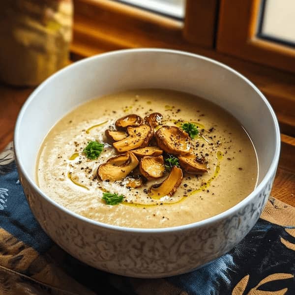 chanterelle mushroom soup