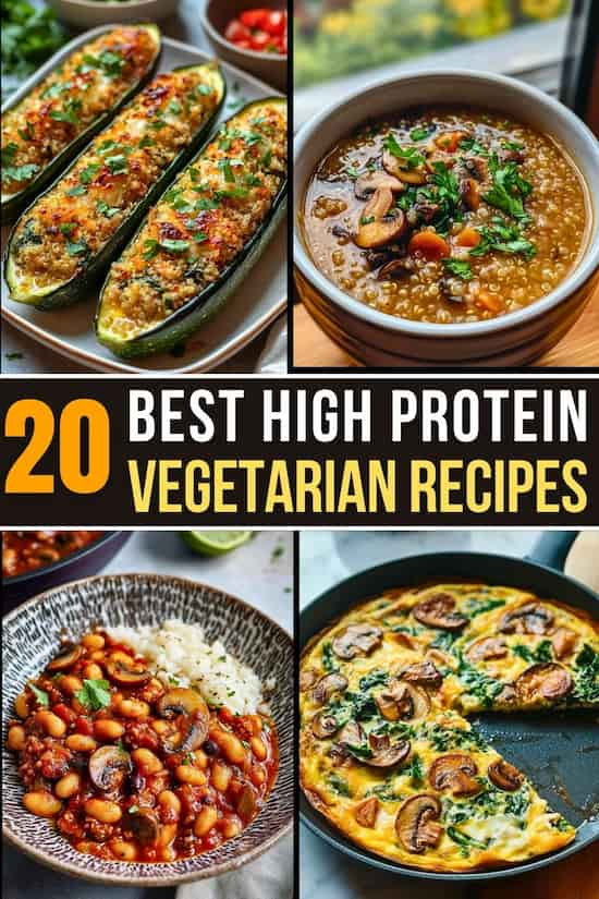 high protein vegetarian recipes easy to make