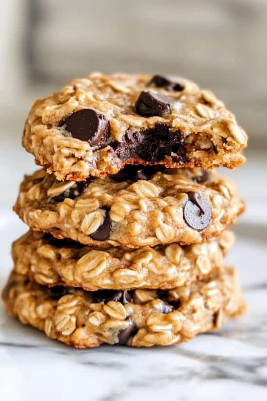 no bake oatmeal chocolate chip cookies