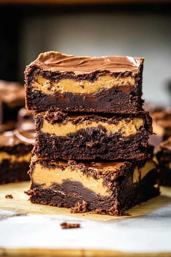 easy peanut butter brownies healthy