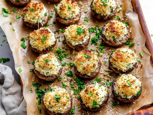 stuffed mushrooms with cream cheese