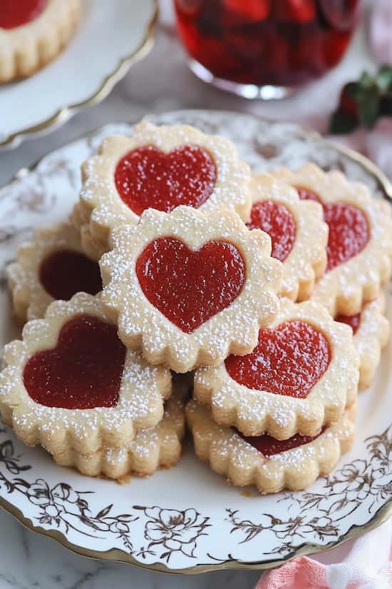 easy vegan linzer cookies