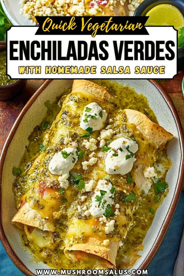 vegetarian enchiladas casserole verdes easy