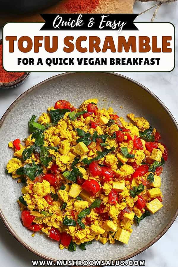 Best Tofu Scramble Ever! Healthy, Vegan, and Full of Flavor