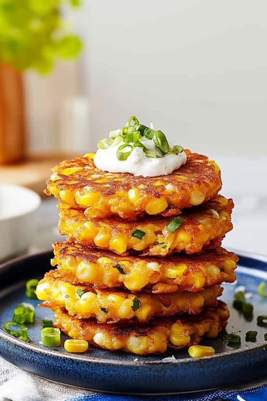 easy corn fritters recipe