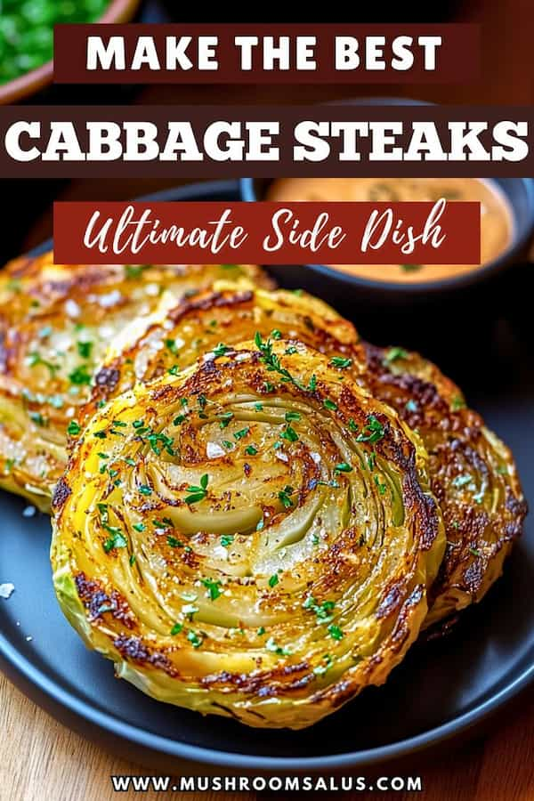 Golden Roasted Cabbage Steaks You’ll Love!