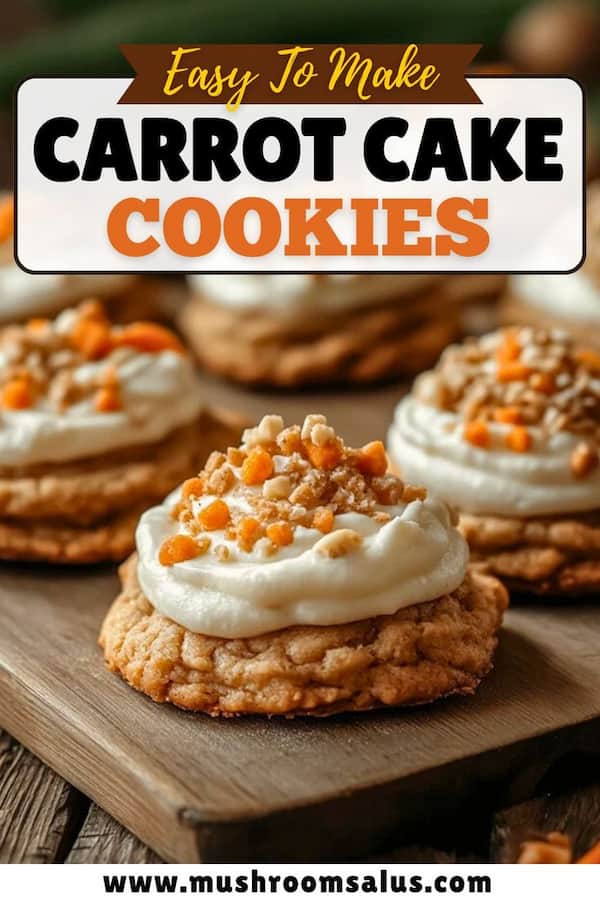 Healthy Carrot Cake Cookies – Gluten & Dairy-Free!