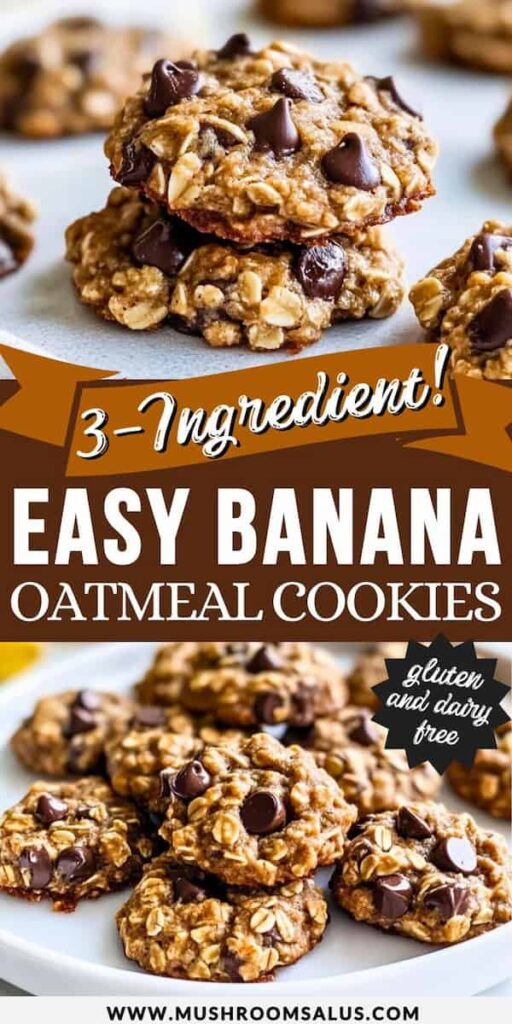 Simple and Healthy Banana Oatmeal Cookies in Minutes