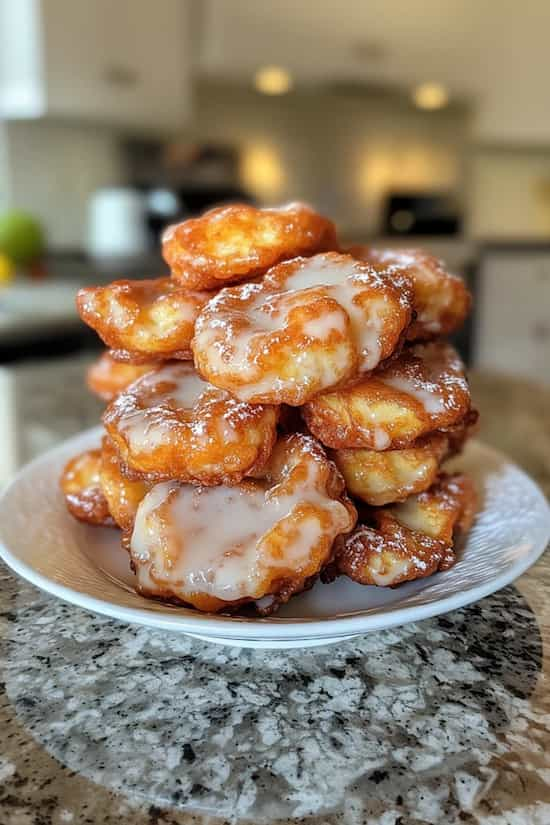 baked apple fritters