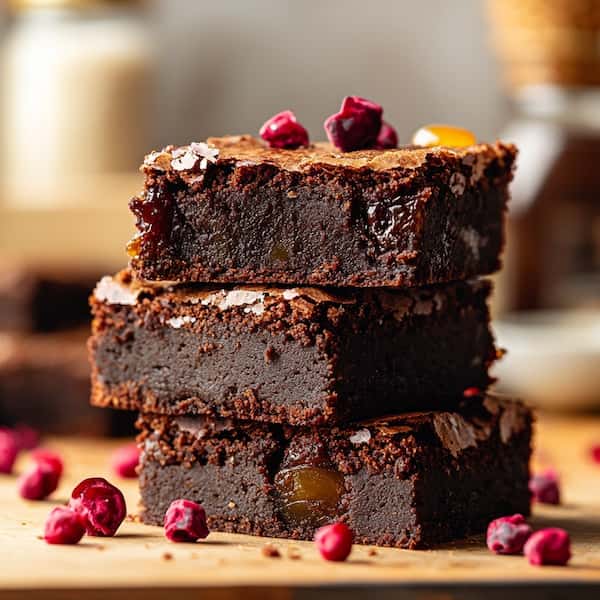 date brownies served