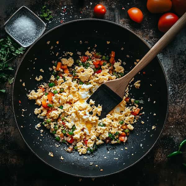 hibachi fried rice cooking