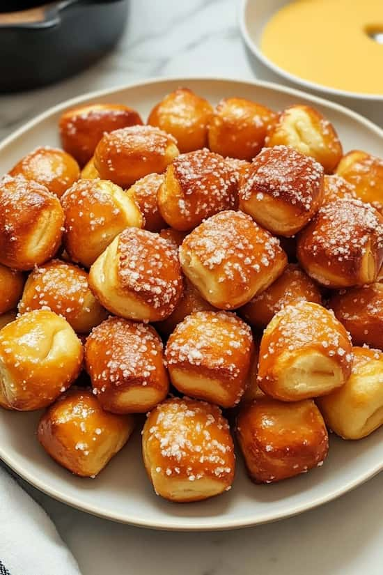 homemade soft pretzel bites easy to make