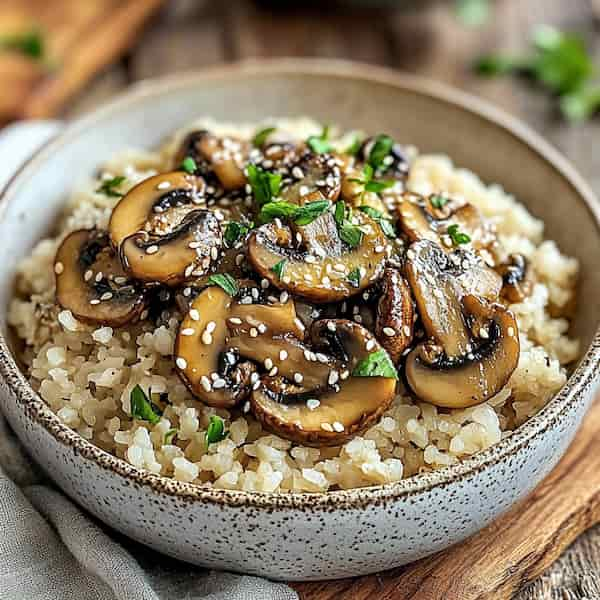 mushroom rice