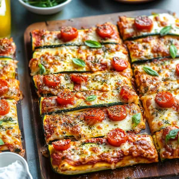 pizza zucchini boats