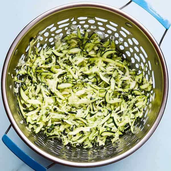 shredded zucchini