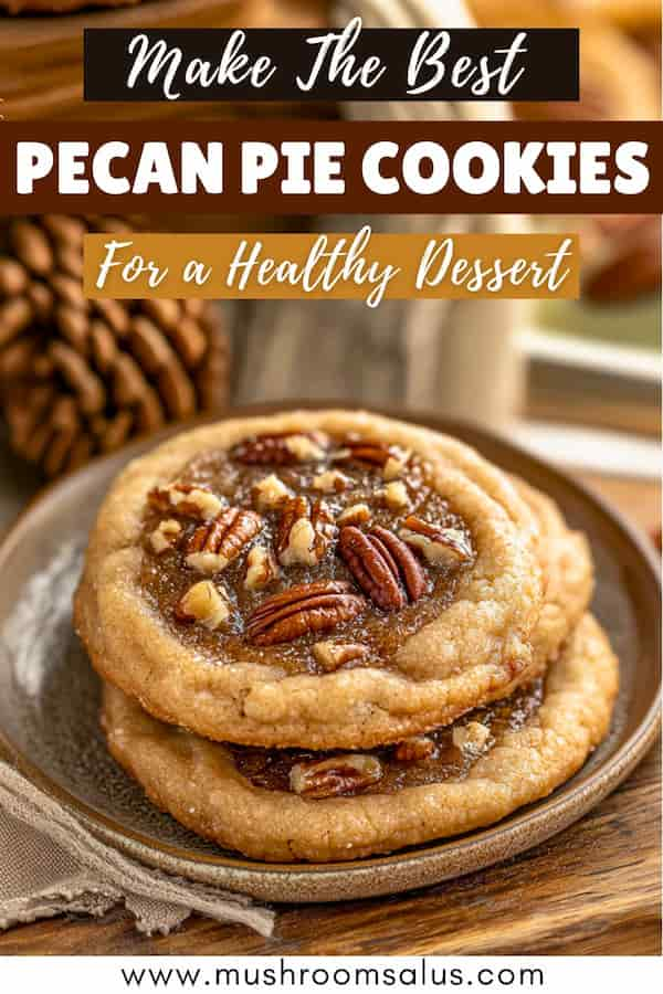 soft pecan pie cookies for a healthy dessert 