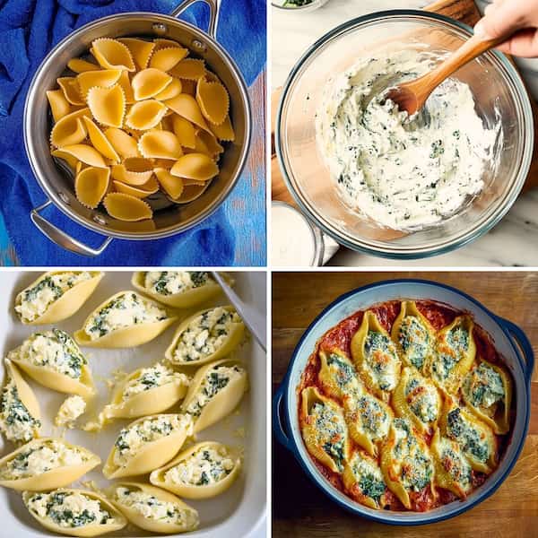 stuffed shells step by step