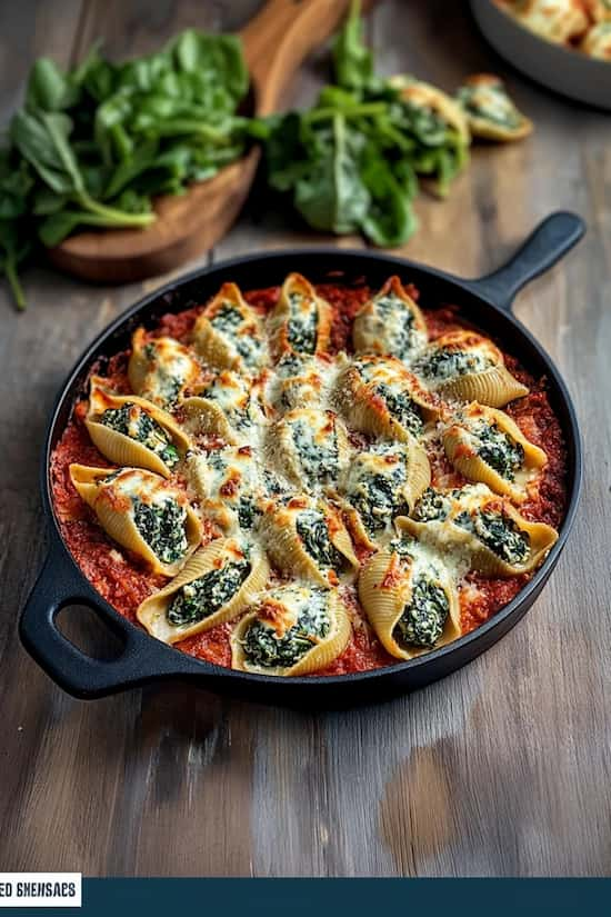 stuffed shells with spinach and ricotta recipe