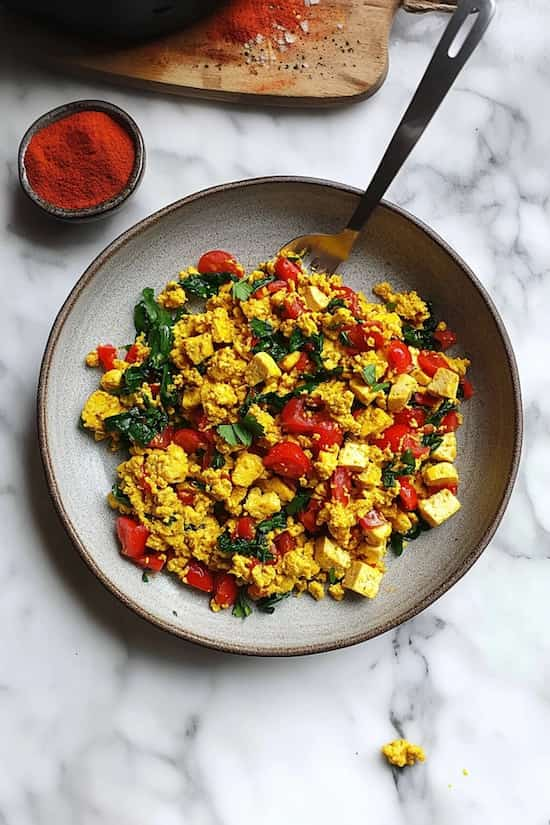 vegan tofu scramble