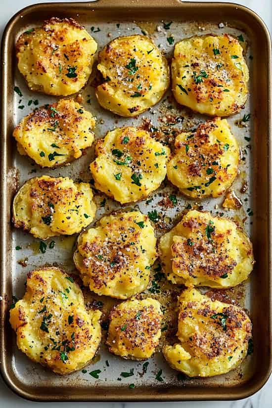 baked smashed potatoes