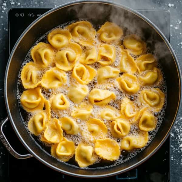 cooked tortellini
