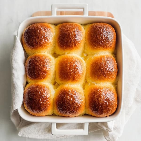 dinner rolls baked