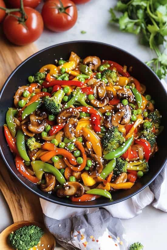 easy vegetarian stir fry recipe