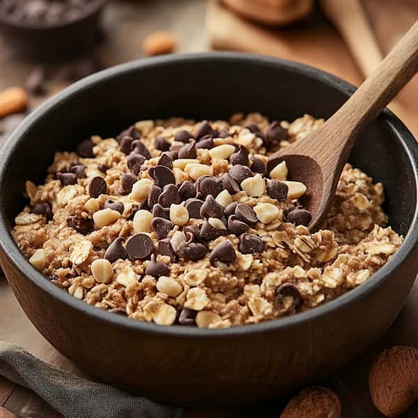 peanut butter oatmeal bars batter