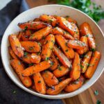 roasted carrots in honey glaze