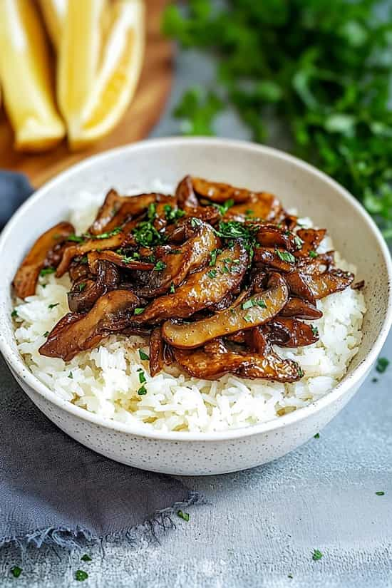 sauteed oyster mushrooms