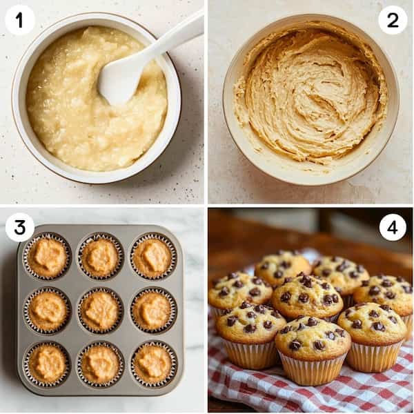 banana bread muffins