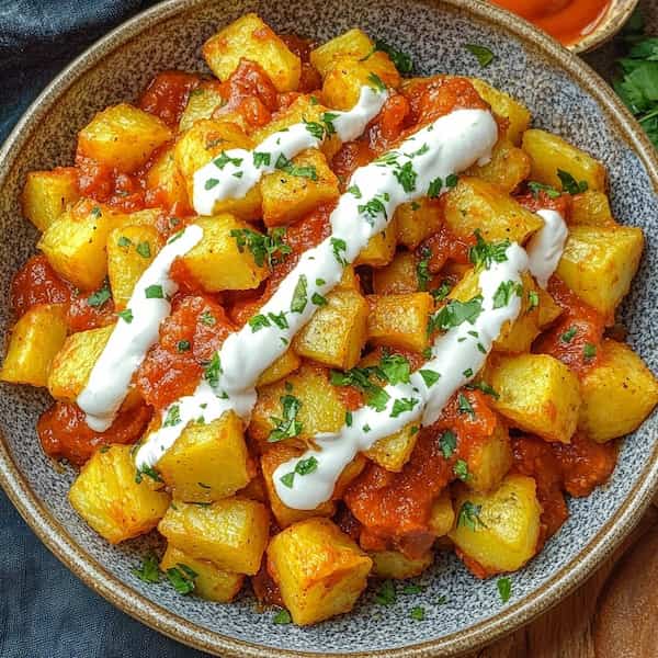 patatas bravas recipe completed