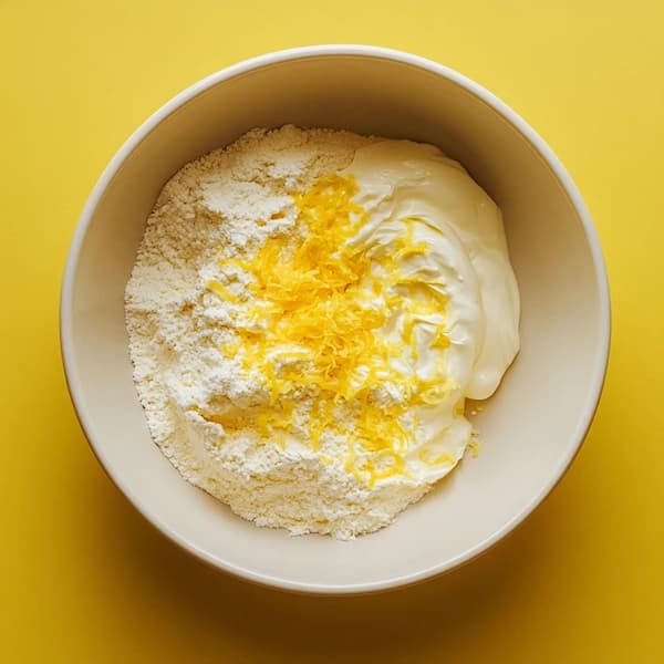 lemon pound cake batter